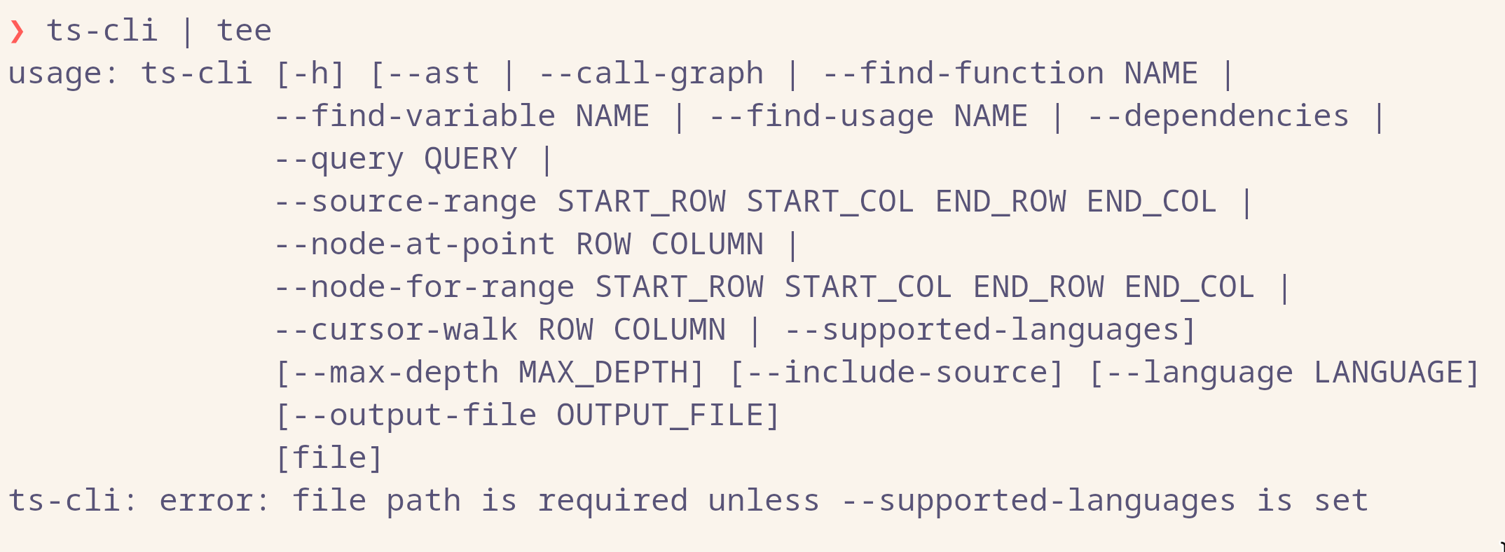 ts-cli